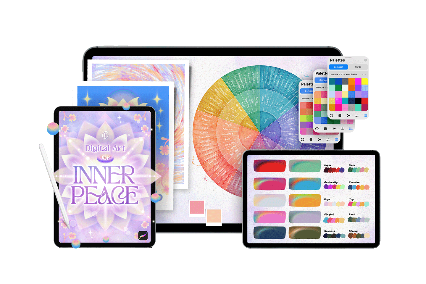 Digital Art For Inner Peace — everything included in the course