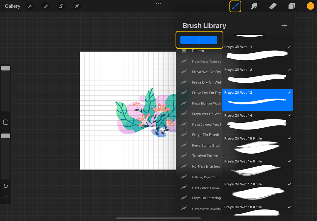 Procreate tip #5: Make your own custom brush set