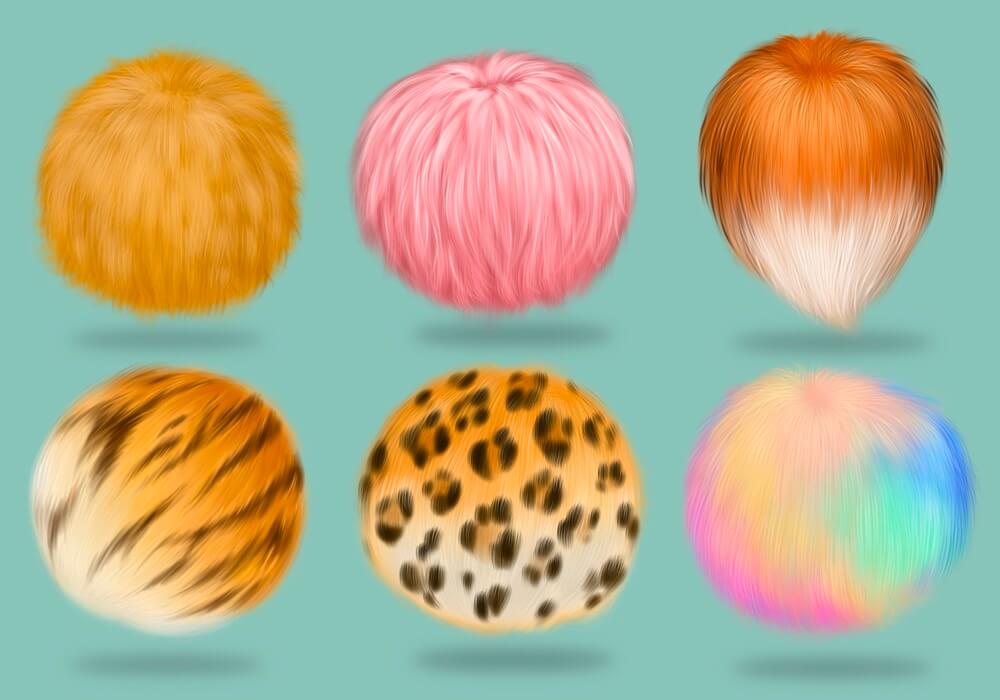 Fur Ball Sample Artwork